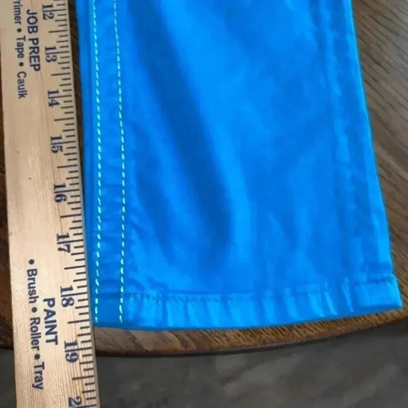 Juniors Miss Me Size 14 Capri in Rich Turquoise Beautiful Color ❤️ - Picture 5 of 8